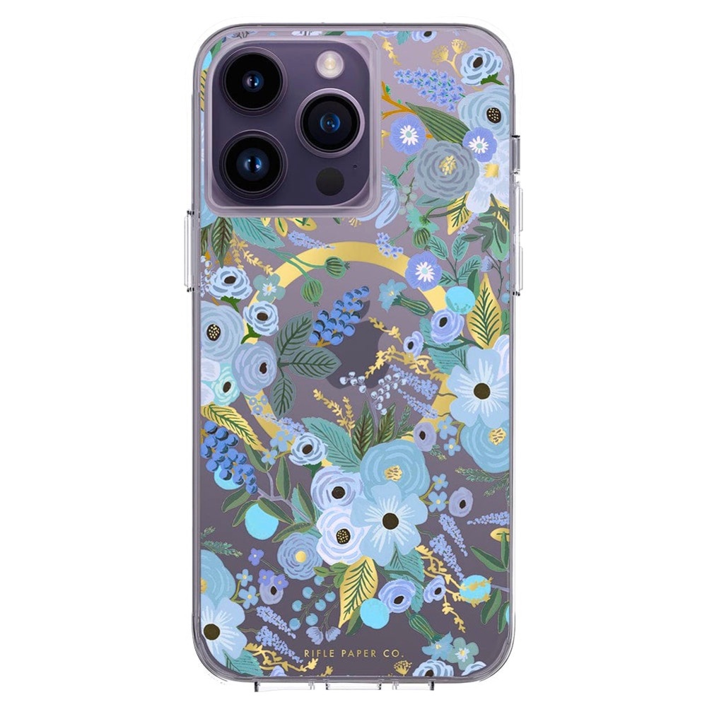 New! Rifle Paper Co. Garden Party Blue (MagSafe) iPhone 14 Pro Max